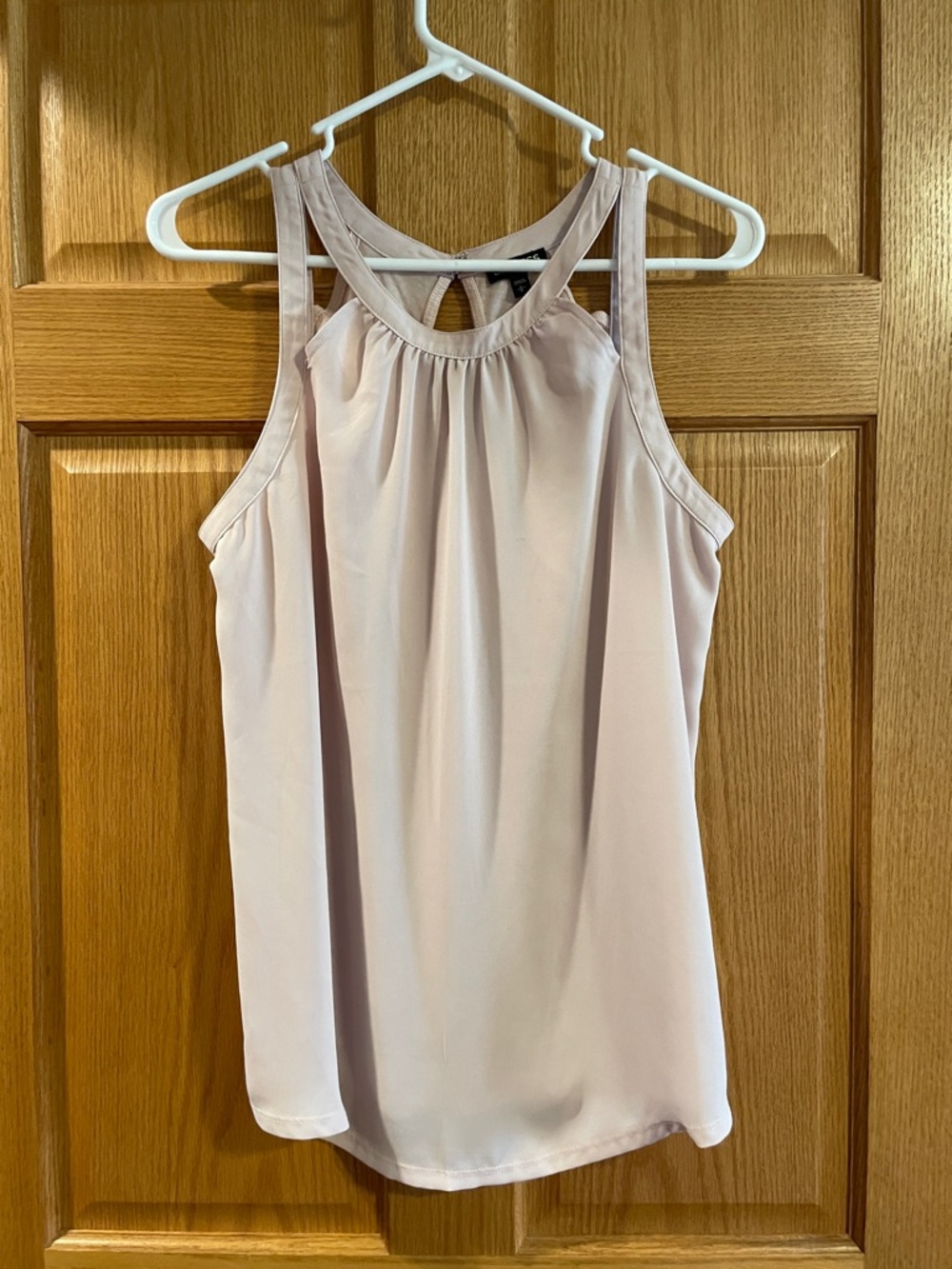Express Blush Halter-Style Tank Top